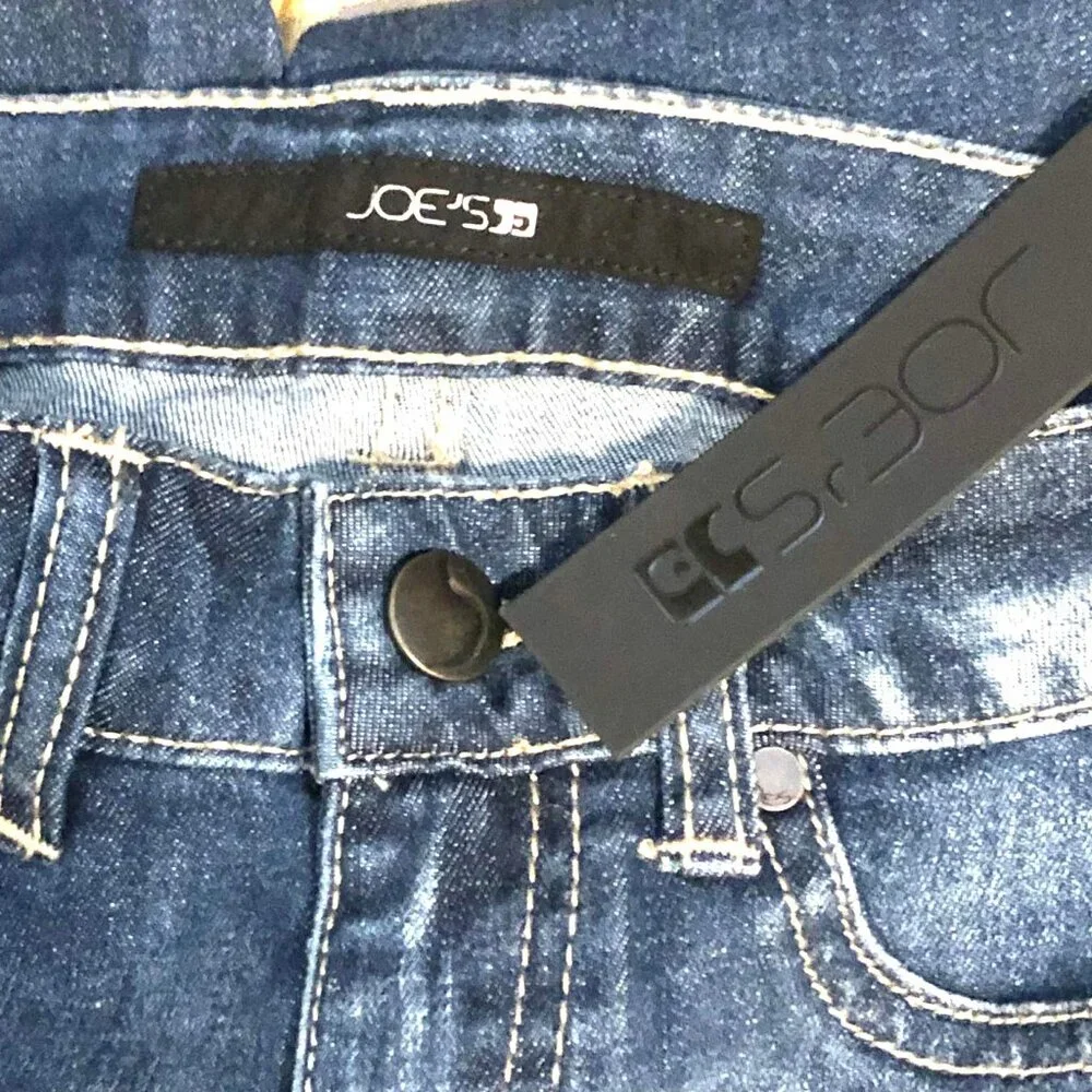 NWT JOE'S JEANS The Jeggings Jeans Ultra Slim Fit Destroyed Dark Wash 10